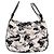 CHANEL Borsa a Mano da Compagnia Aerea in Tela Bianca Argento CC Auth 169837 Bianco - vista 3