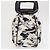 CHANEL Borsa a Mano da Compagnia Aerea in Tela Bianca Argento CC Auth 169837 Bianco - vista 4