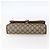 GUCCI GG Supreme Web Sherry Line Clutch Bag PVC Beige Oro 89 01 030 Auth ti3683 - vista 7