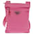 Borsa a Spalla PRADA Nylon Rosa Argento Auth 170698V - vista 2