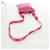 Borsa a Spalla PRADA Nylon Rosa Argento Auth 170698V - vista 8