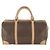 Céline Borsa Boston in tela Macadam CELINE in pelle PVC marrone oro Auth 169100 D'oro - vista 3