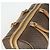 Céline Borsa Boston in tela Macadam CELINE in pelle PVC marrone oro Auth 169100 D'oro - vista 6