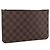 LOUIS VUITTON Pochette Neverfull MM Damier Ebene Auth BA10773