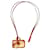 Hermès HERMES Okelley GM Halskette Leder Orange Auth 169916SAV  - Ansicht 2