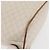 Céline Bolso de hombro de lona Macadam CELINE en cuero PVC blanco y dorado Auth 169899 - vista 11