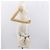 Céline Bolso de hombro de lona Macadam CELINE en cuero PVC blanco y dorado Auth 169899 - vista 24