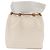 Céline Bolso de hombro de lona Macadam CELINE en cuero PVC blanco y dorado Auth 169899 - vista 3