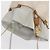 Céline Bolso de hombro de lona Macadam CELINE en cuero PVC blanco y dorado Auth 169899 - vista 7