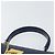 Céline Borsa a mano CELINE in pelle blu navy oro Auth 171637 D'oro - vista 8