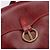 Borsa a spalla in tela a nido d'ape PVC rossa e oro Christian Dior Auth 169756 - vista 14