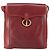 Borsa a spalla in tela a nido d'ape PVC rossa e oro Christian Dior Auth 169756 - vista 2