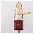 Borsa a spalla in tela a nido d'ape PVC rossa e oro Christian Dior Auth 169756 - vista 23