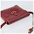 Borsa a spalla in tela a nido d'ape PVC rossa e oro Christian Dior Auth 169756 - vista 6