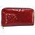 LOUIS VUITTON Cartera Zippy Vernis Pomme D'amour M91981 LV Auth BA10580 Roja