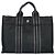 Hermès HERMES Borsa Fourre Tout PM in Tela Nera Argento Auth ti3705 Nero - vista 2