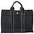 Hermès HERMES Borsa Fourre Tout PM in Tela Nera Argento Auth ti3705 Nero - vista 3