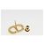 Orecchino a perno in strass Christian Dior in metallo dorato Auth 168258M - vista 11