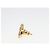 Orecchino a perno in strass Christian Dior in metallo dorato Auth 168258M - vista 5