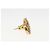 Orecchino a perno in strass Christian Dior in metallo dorato Auth 168258M - vista 9
