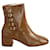 SéZane Botas de cuero charol marrón Castaño  - vista 1