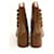 SéZane Botas de cuero charol marrón Castaño  - vista 2