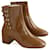 SéZane Botas de cuero charol marrón Castaño  - vista 3