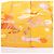 Foulard in seta Hermès Carré 90 "Tea for Two" arancione - vista 5