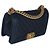 Chanel Navy gestepptes Kaviar Alte Medium Boy Handtasche Blau - Ansicht 4
