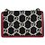 Borsa a spalla media Dionysus in tweed GG monogram nero, bianco e rosso di Gucci - vista 2
