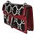 Borsa a spalla media Dionysus in tweed GG monogram nero, bianco e rosso di Gucci - vista 3