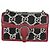 Borsa a spalla media Dionysus in tweed GG monogram nero, bianco e rosso di Gucci - vista 8