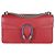 Borsa a Spalla Small Dionysus in Pelle di Vitello Rosso a Granulato Gucci - vista 8