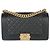 Chanel Schwarze Gequiltete Lammleder Alte Medium Boy Bag - Ansicht 8