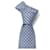 Cravatta in seta Hermès in blu e grigio Marrone  - vista 6