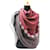 Sciarpa Grande Chanel in Multicolore e Rosso  - vista 3