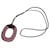 Collier Pendentif POP PM d'Hermès Marron Rose  - vue 1