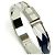 Bracciale Hermès Clic Cadenas TS Tricolore Smalto Kelly Locker Bangle PM Argento - vista 2