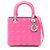 Borsa Lady Cannage di Christian Dior Rosa
