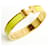 Hermès Gold Fin GM Clic Clac H Tennis Yellow Enamel Bracelet Golden  - view 2