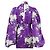 Autre Marque Mini-Kleid mit Blumenmuster Gobi von The Attico Lila - Ansicht 3