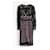 Schwarzes Guipure-Spitzenkleid mit rosa Seidenfutter Dolce & Gabbana Herbst 2010  - Ansicht 3