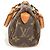 Borsa Boston Mini Speedy Monogram Louis Vuitton Marrone Monogramma - vista 4