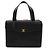 Borsa in Pelle Caviar Chanel Coco Mark Nero
