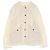 Chaqueta de algodón con botones Hermès Sellier Beige Crudo