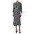Baum und Pferdgarten Set top e gonna in bouclé bianco e nero - taglia UK 8