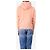 Acne Hoodie in Lachsrosa mit Smiley - Größe XXS - Ansicht 2