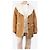 Autre Marque Abrigo de shearling marrón - tamaño M Castaño - vista 3