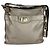 Borsa a tracolla FENDI Selleria Logo Marrone Metallico