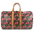 Keepall 45 Monogram Ciliegia Louis Vuitton Marrone Rosso Monogramma